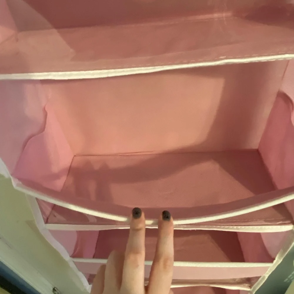 Pink kawaii aesthetic Hanging Closet Organizer